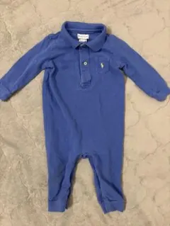 Ralph Lauren 青 ポロシャツロンパース