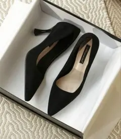 SHEIN ヒールパンプス 黒 23.5cm