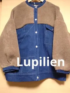Lupilien ボア×デニム ドッキング ジャケット F　SALE中