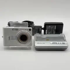 CASIO EXILIM EX-Z40 シルバー 動作確認済 クレードル付