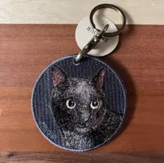 にゃおん様専用 EMJOUR 猫刺繍 キーホルダー
