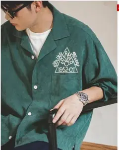 karakubuy ボーリングシャツ　グリーン　試着のみ