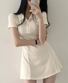 ポロシャツ ワンピース