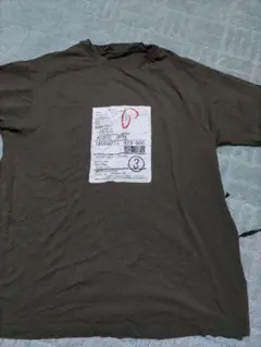 横ジッパー付きビッグTシャツ