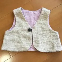 再お値下げ  もこもこベスト  120