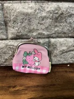 2009年 マイメロディ レトロ イチゴ柄 コインケース