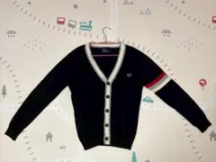 FRED PERRY ブラックカーディガン M