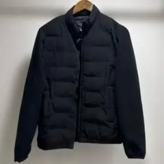 メンズ ブラック ダウンジャケット
