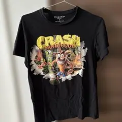 ま*の様 クラッシュバンディグー CRASH BANDICOOT ブラック Tシのサムネイル