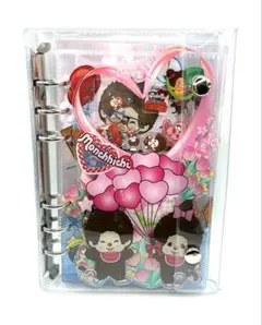 新品！モンチッチA6シャカシャカバインダーシャカシャシール帳　リフィル付き