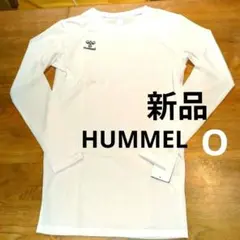 新品　hummel ヒュンメル フィットインナーシャツ 長袖　O 白　ホワイト