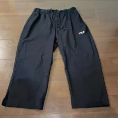 値下げFILA ブラックパンツ ウエストゴム