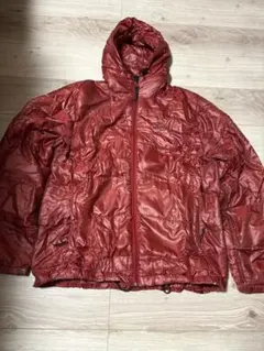 Marmot フード付きダウンジャケット レッド