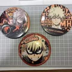 僕のヒーローアカデミア キラキラ缶バッジ 爆豪勝己 2個セット