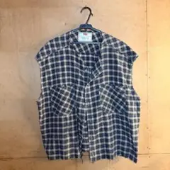 【Levi’s】リーバイス チェックシャツ ノースリーブ リメイクのサムネイル