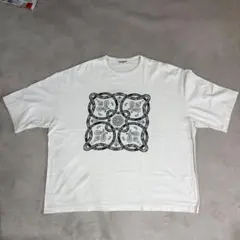 COOTIE PRODUCTIONS ペイズリープリント Tシャツ ホワイトのサムネイル