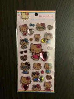 サンリオ ハローキティ 日焼けキティ シール キラキララインストーンシール正規品