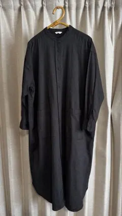 HEAVENLY シャツワンピース 長袖グレー