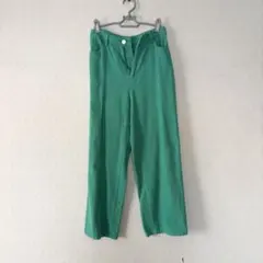 Dazy グリーン ストレートレッグパンツ