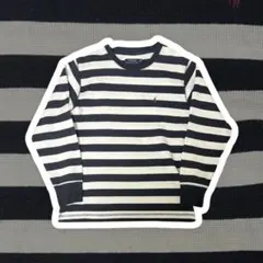 Polo Ralph Lauren ボーダーロンT サーマル　Y2k ノームコア