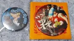ONE PIECE 缶バッジ 4種セット 初期絵 - メルカリ