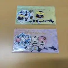 あ*お様 Happyくじ サンリオ H賞ミニケース付きステッカーセット　2個セッ