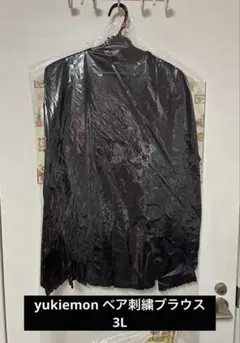 yukiemon ベア柄刺繍ブラウス　3Lのサムネイル
