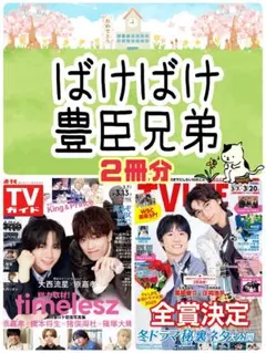 TVガイド TV LIFE 仲野太賀 髙石あかり 切り抜き