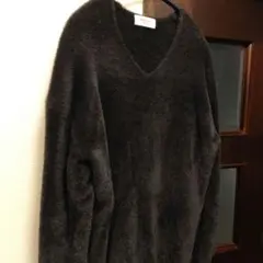 ⬛︎OPAQUE.CLIP⬛︎ フェザーヤーン 濃密 ニット 美品