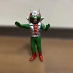 当時物 無版権 パチ 仮面ライダーV3 ソフビ 阿波踊り 新品、未開封品
