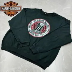 Harley-Davidson ハーレーダビッドソン　ロゴ両面　ブラックのサムネイル