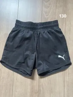 PUMA 黒 ショートパンツ 130cm