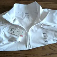 ユニクロ　エアリズムソフトハーフジップ T