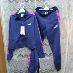 【新品】PUMA ジャージ 上下セット 140サイズ パープル