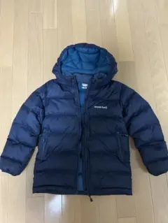 モンベル トラベル ダウンパーカ kid's 120 ネイビー