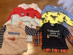 ベビー服 90サイズ 春秋ロングTシャツ7枚セット