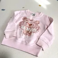 KENZO kids トラ刺繍 ピンクトレーナー 3A/98