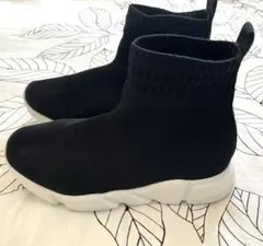 SESTO スニーカーソックスブーツ ブラック　M