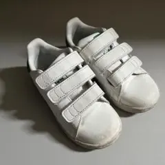 adidas Stan Smith ベルクロスニーカー ホワイト/グリーン