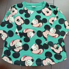 ディズニー　ミッキー 長袖カットソー 100cm