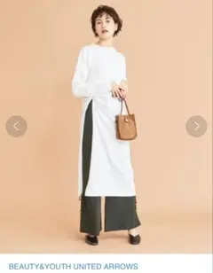 BEAUTY&YOUTH UNITED ARROWS コットンロングワンピース