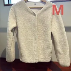 ノーカラー フリースジャケット