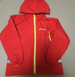 montbell キッズジャケット 赤130