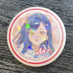 プロセカ　白石杏　ホログラム缶バッジ　ローソンコラボ　缶バッジ