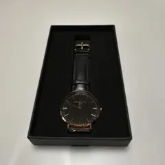 ジャンク品 ROSEFIELD 腕時計 NFS18G07 ブラック