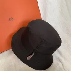 エルメス　バケットハット　サイドジップ