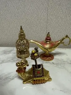 ドバイ アンティーク 置物 レトロ お土産 3点セット