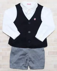 ミキハウス　MIKIHOUSE 男の子　フォーマル　スーツ　3点セット　90