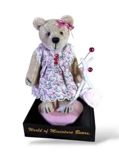 WorldofMiniatureBears 貴婦人ベア 羽根帽子 限定2000体 - メルカリ
