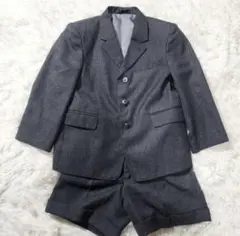 スーツ セットアップ 110サイズ グレー ストライプ 卒園式 入学式
